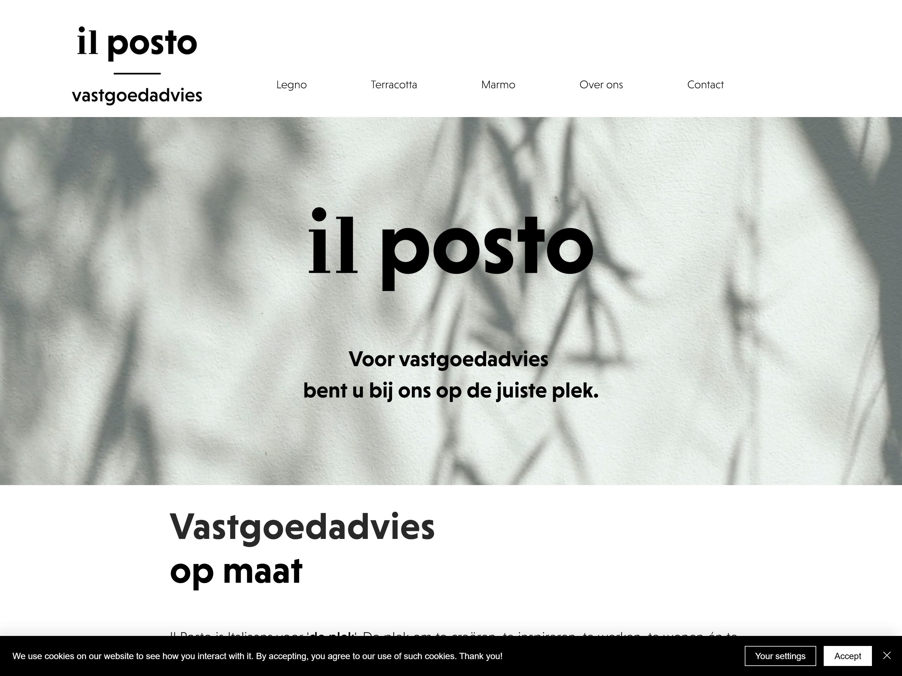 Il Posto website preview