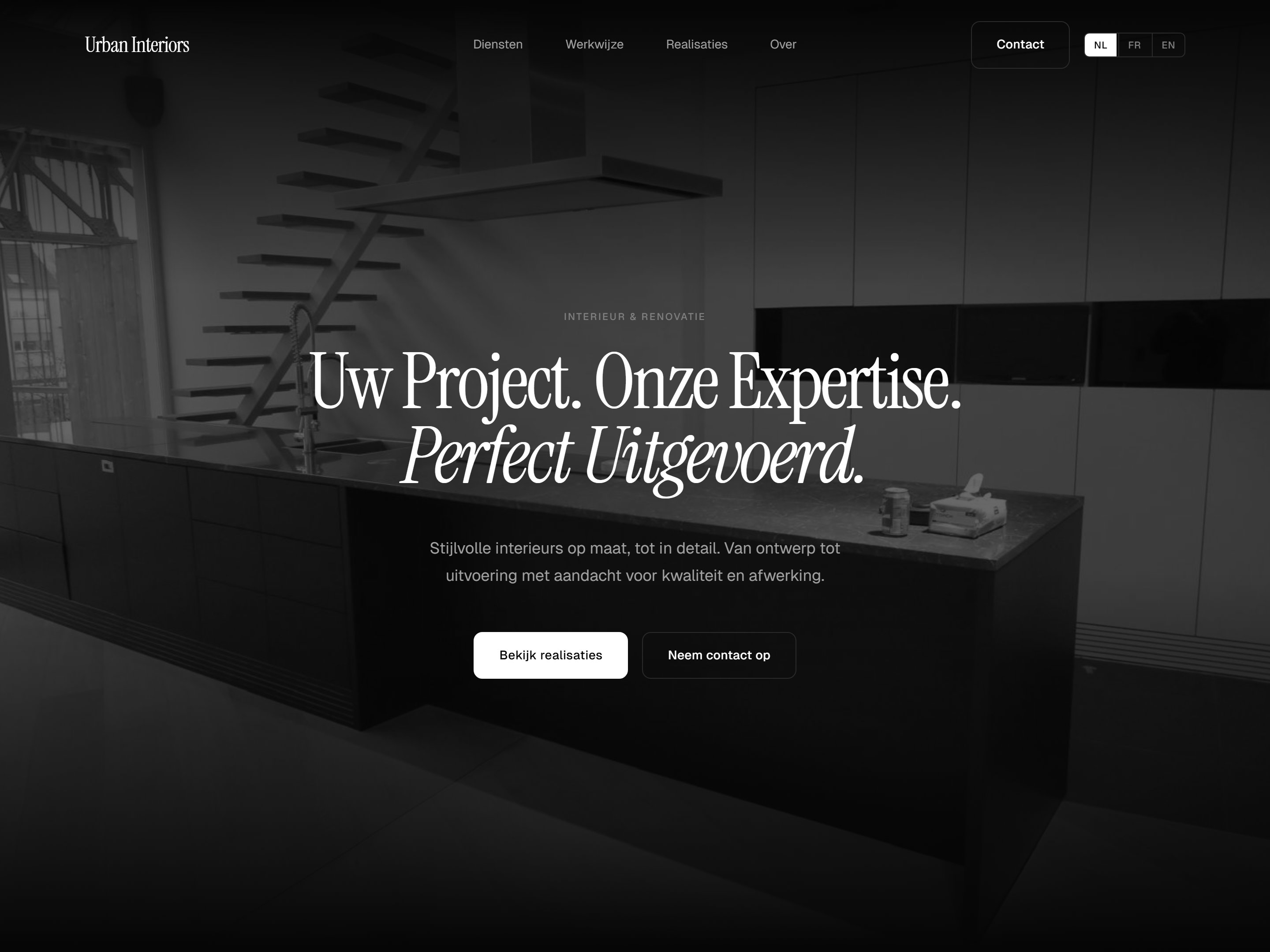 Urban Interiors website preview
